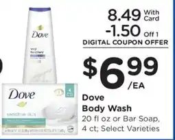 Kroger Dove Body Wash offer