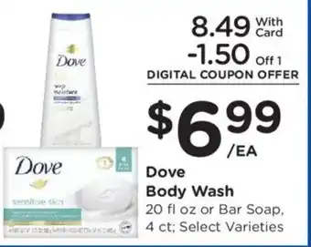 Kroger Dove Body Wash offer