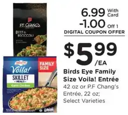 Kroger Birds Eye Family Size Voila! Entrée offer