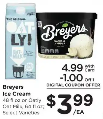 Kroger Breyers Ice Cream offer