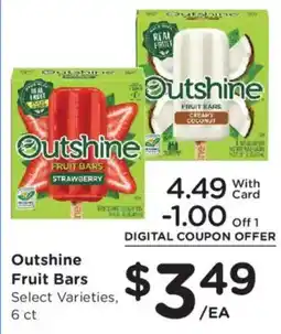 Kroger Outshine Fruit Bars offer