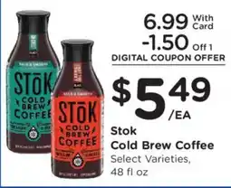 Kroger Stok Cold Brew Coffee offer