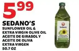 Sedano's Sedano's sunflower oil & extra virgin olive oil offer