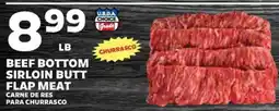Sedano's Beef Bottom Sirloin Butt Flap Meat offer