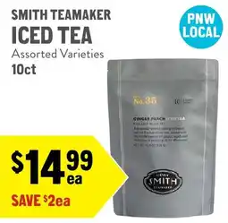 New Seasons Market Smith Teamaker Iced Tea offer