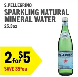 New Seasons Market S.Pellegrino sparkling natural mineral water offer