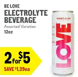 New Seasons Market Be Love Electrolyte Beverage offer