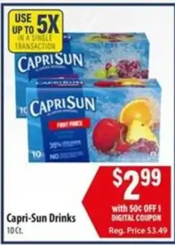 Food Giant Capri-Sun Drinks offer