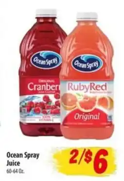 Food Giant Ocean Spray Juice offer