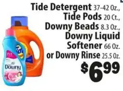 Food Giant Tide Detergent or Downy Products offer