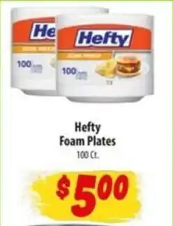 Food Giant Hefty Foam Plates offer