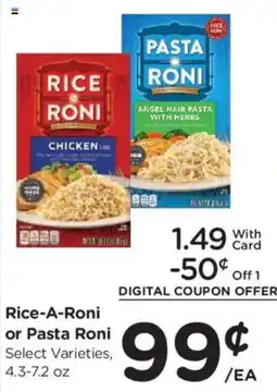 Kroger Rice-A-Roni or Pasta Roni offer
