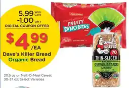 Kroger Dave's Killer Bread Organic Bread offer