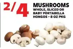 Sedano's Mushrooms whole, sliced or baby portabella hongos offer