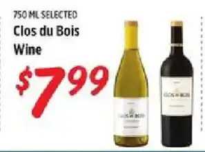 Rouses Clos du Bois Wine offer