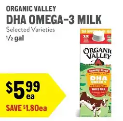 New Seasons Market Organic Valley Dha Omega-3 Milk offer