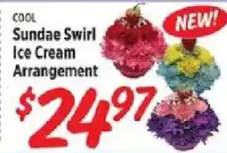 Rouses Cool Sundae Swirl Ice Cream Arrangement offer