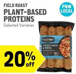 New Seasons Market Field Roast plant-based proteins offer