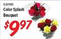 Rouses Sleeved Color Splash Bouquet offer