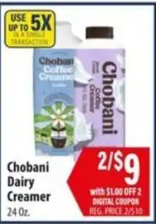 Food Giant Chobani Dairy Creamer offer