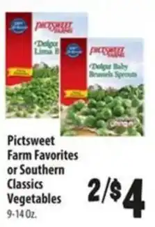 Food Giant Pictsweet Farm Favorites or Southern Classics Vegetables offer