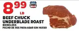 Sedano's BeeF Chuck Underblade Roast Boneless offer