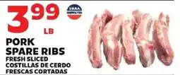 Sedano's Pork Spare Ribs offer