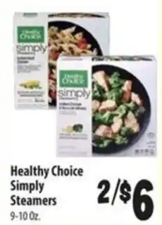 Food Giant Healthy Choice Simply Steamers offer