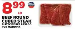 Sedano's Beef Round Cubed Steak offer