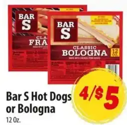 Food Giant Bar S Hot Dogs or Bologna offer