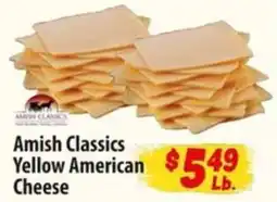 Food Giant Amish Classics Yellow American Cheese offer