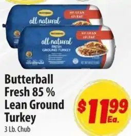 Food Giant Butterball fresh ground turkey offer