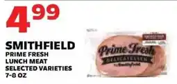 Sedano's Smithfield prime fresh lunch meat offer