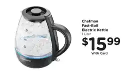 Kroger Chefman fast-boil electric kettle offer
