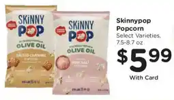 Kroger Skinny Pop Popcorn offer