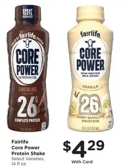Kroger Fairlife Core Power Protein Shake offer