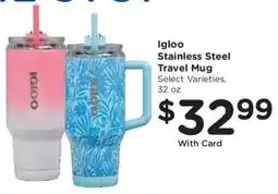 Kroger Igloo stainless steel travel mug offer