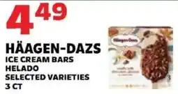 Sedano's Haagen-Dazs ice cream bars offer