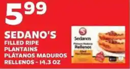 Sedano's Sedano's filled ripe plantains offer