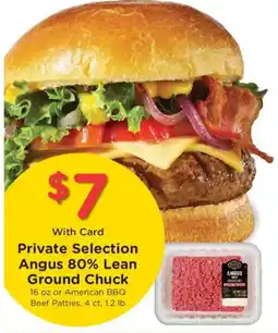 Kroger Private Selection Angus Ground Chuck offer