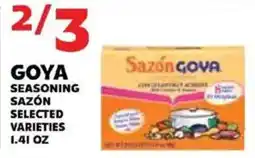 Sedano's Goya seasoning offer
