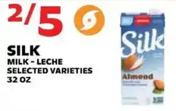 Sedano's Silk milk offer