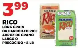 Sedano's Rico long grain or parboiled rice offer