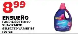 Sedano's Ensueño fabric softener offer