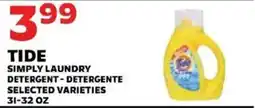 Sedano's Tide simply laundry detergent offer