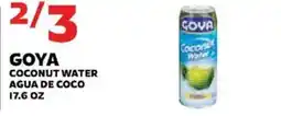 Sedano's Goya coconut water offer