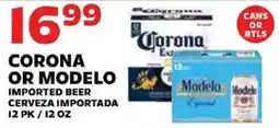 Sedano's Corona or Modelo offer