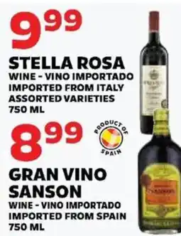 Sedano's Stella Rosa Wine offer