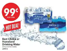 Homeland Market Best Choice or Homeland Drinking Water offer
