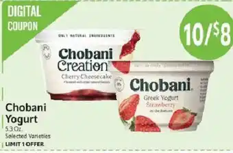 Chobani Yogurt